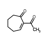 CAS 登录号：307965-58-8， 2-乙酰基-2-环庚烯-1-酮