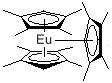 structure of CAS# 308847-87-2, Tris(tetramethylcyclopentadienyl)europium(III)