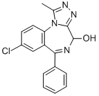 结构式 CAS# 30896-57-2, 4-羟基阿普唑仑