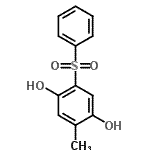 CAS#: 30958-16-8， 2-Methyl-5-(Phenylsulfonyl)-1,4-Benzenediol