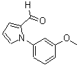 structure of CAS# 309735-42-0, 1-(3-Methoxyphenyl)-1H-Pyrrole-2-Carbaldehyde;1-(3-methoxyphenyl)-1H-pyrrole-2-carbaldehyde;1-(3-Methoxy-phenyl)-1H-pyrrole-2-carbaldehyde;1-(3-methoxyphenyl)pyrrole-2-carbaldehyde