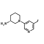 CAS#: 309960-69-8， (3R)-1-(5-Fluoro-3-Pyridinyl)-3-Piperidinamine