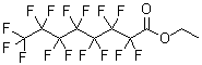 structure of CAS# 3108-24-5, Ethyl Perfluorooctanoate;2,2,3,3,4,4,5,5,6,6,7,7,8,8,8-Pentadecafluorooctanoic Acid Ethyl Ester;2,2,3,3,4,4,5,5,6,6,7,7,8,8,8-Pentadecafluorocaprylic Acid Ethyl Ester;Ethyl Perfluorooctanonate