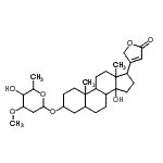CAS#: 31087-88-4， 3-[(2,6-Dideoxy-3-O-Methylhexopyranosyl)Oxy]-14-Hydroxycard-20(22)-Enolide