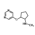 CAS 登录号：310880-94-5， N-甲基-2-(5-嘧啶基氧基)环戊烷胺