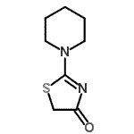 CAS#: 31101-37-8， 2-(1-Piperidinyl)-1,3-Thiazol-4(5H)-One