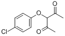 structure of CAS# 31168-10-2, 3-(4-Chlorophenoxy)Pentane-2,4-Dione;3-(4-Chlorophenoxy)Pentane-2,4-Dione, Tech;3-(4-CHLOROPHENOXY)PENTANE-2,4-DIONE