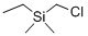 structure of CAS# 3121-77-5, (Chloromethyl)Dimethylethylsilane;Chloromethyl-Ethyl-Dimethyl-Silane;Nsc96782