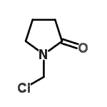 结构式 CAS# 31282-95-8, 1-(氯甲基)-2-吡咯烷酮