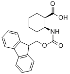 structure of CAS# 312965-06-3, (1R,2S)-Fmoc-2-Aminocyclohexane Carboxylic Acid;(1R,2S)-FMOC-2-AMINOCYCLOHEXANE CARBOXYLIC ACID;(1R,2S)-FMOC-ACHC