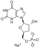 structure of CAS# 31319-70-7, Xanthosine 3',5'-cyclic monophosphate;Xanthosine-3’,5’-Cyclicmonophosphate(Cxmp),Sodiumsalt;XANTHOSINE-3',5'-CYCLIC MONOPHOSPHATE SODIUM SALT;XANTHOSINE 3':5'-CYCLIC MONOPHOSPHATE SO DIUM