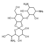 CAS#: 31357-30-9， 6'-(1-Amino-2-Hydroxyethyl)-4-[(3,5-Diamino-2,6-Dihydroxycyclohexyl)Oxy]-6-(Hydroxymethyl)Octahydro-4H-Spiro[1,3-Dioxolo[4,5-c]Pyran-2,2'-Pyran]-3',4',5',7-Tetrol