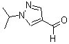 structure of CAS# 313735-67-0, 1-Isopropyl-1H-Pyrazole-4-Carbaldehyde;1H-Pyrazole-4-Carboxaldehyde, 1-(1-Methylethyl)- (9CI);1-Isopropyl-1H-Pyrazole-4-Carbaldehyde(SALTDATA: FREE);1-Isopropyl-1H-Pyrazole-4-Carboxaldehyde