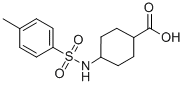structure of CAS# 314042-69-8, 4-(Toluene-4-Sulfonylamino)-Cyclohexanecarboxylic Acid;4-[(4-Methylphenyl)Sulfonylamino]-1-Cyclohexanecarboxylate;Zinc00053201