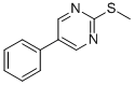 结构式 CAS# 31408-20-5, 2-(甲硫基)-5-苯基嘧啶