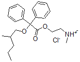 CAS#: 3142-11-8， Dimethyl-[2-[2-(2-Methylpentoxy)-2,2-Diphenylacetyl]Oxyethyl]Azanium Chloride