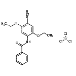 CAS#: 3142-46-9， 4-(Benzoylamino)-2,5-Diethoxybenzenediazonium Trichlorozincate(1-)