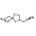 CAS#: 31457-56-4， 2-Ethyl-2-Methyl-4-(2-Propyn-1-Yl)-1,3-Dioxolane