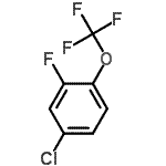 结构式 CAS# 317337-16-9, 4-氯-2-氟-1-(三氟甲氧基)苯