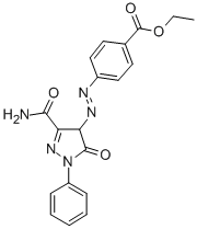 CAS#: 31768-46-4， Ethyl 4-[(3-Carbamoyl-5-Oxo-1-Phenyl-4H-Pyrazol-4-Yl)Diazenyl]Benzoate