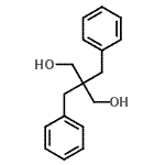结构式 CAS# 31952-16-6, 2,2-二苄基-1,3-丙烷二醇