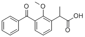 CAS#: 31980-90-2， 2-[3-(Benzoyl)-2-Methoxyphenyl]Propanoic Acid