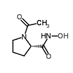 CAS 登录号：31982-74-8， 1-乙酰基-N-羟基-L-脯氨酰胺