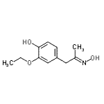 CAS 登录号：319913-91-2， 2-乙氧基-4-[(2E)-2-(羟基亚胺)丙基]苯酚