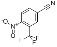 structure of CAS# 320-36-5, 4-Nitro-3-(trifluoromethyl)benzonitrile