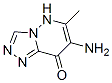 structure of CAS# 32002-31-6, 7-Amino-6-Methyl-5H-[1,2,4]Triazolo[4,3-b]Pyridazin-8-One;7-Amino-6-Methyl-S-Triazolo(4,3-B)Pyridazin-8-Ol;Brn 1213076;S-Triazolo(4,3-B)Pyridazin-8-Ol, 7-Amino-6-Methyl-
