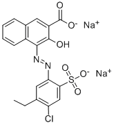 CAS#: 32041-58-0， Disodium (4Z)-4-[(4-Chloro-5-Ethyl-2-Sulfonatophenyl)Hydrazinylidene]-3-Oxonaphthalene-2-Carboxylate