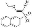 structure of CAS# 32083-61-7, 3-Ethoxy-2-(2-Naphthylsulfonyl)Acrylonitrile;3-Ethoxy-2-[(Naphth-2-Yl)Sulphonyl]Prop-2-Enenitrile;3-ETHOXY-2-(NAPHTHALENE-2-SULFONYL)ACRYLONITRILE;3-Ethoxy-2-[(Naphth-2-Yl)Sulphonyl]Acrylonitrile