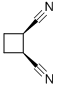 structure of CAS# 3211-19-6, cis-Cyclobutane-1,2-Dicarbonitrile;(1R,2S)-1,2-Cyclobutanedicarbonitrile;(1R)-1Β,2Β-Cyclobutanedicarbonitrile;CIS-CYCLOBUTANE-1,2-DICARBONITRILE