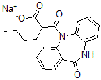 CAS 登录号：32152-30-0， 2-(11-氧代-5H-二苯并(b,e)(1,4)二氮杂卓-5-基)羰基己酸酯钠盐