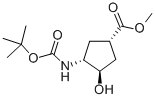 CAS#: 321744-16-5， (1R,2R,4S)-N-Boc-1-Amino-2-Hydroxycyclo-Pentane-4-Carboxylic Acid Methyl Ester