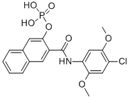 CAS#: 32179-67-2， [3-[(4-Chloro-2,5-Dimethoxyphenyl)Carbamoyl]Naphthalen-2-Yl] Dihydrogen Phosphate