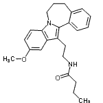CAS#: 32223-82-8， N-[2-(11-Methoxy-6,7-Dihydro-5H-Indolo[2,1-a][2]Benzazepin-13-Yl)Ethyl]Butanamide