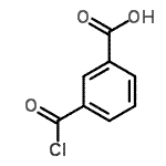 CAS#: 32276-56-5， 3-(Chlorocarbonyl)Benzoic Acid