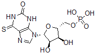CAS#: 3237-49-8， [(2R,3S,4R,5R)-3,4-Dihydroxy-5-(2-Oxo-6-Sulfanylidene-3H-Purin-9-Yl)Oxolan-2-Yl]Methyl Dihydrogen Phosphate