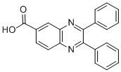 结构式 CAS# 32387-96-5, 2,3-二苯基-喹喔啉-6-羧酸