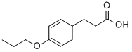 结构式 CAS# 3243-40-1, 4-丙氧基-苯丙酸