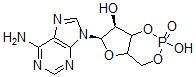 CAS#: 32465-18-2， (8R,9S)-8-(6-Aminopurin-9-Yl)-3-Hydroxy-3-Oxo-2,4,7-Trioxa-3-Phosphabicyclo[4.3.0]Nonan-9-Ol