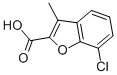 CAS#: 32565-18-7， 7-Chloro-3-Methyl-Benzofuran-2-Carboxylic Acid