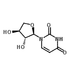 CAS 登录号：325683-85-0， 1-[(2R,3R,4S)-3,4-二羟基四氢-2-呋喃基]-2,4(1H,3H)-嘧啶二酮