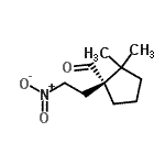 CAS#: 325705-65-5， (1R)-2,2-Dimethyl-1-(2-Nitroethyl)Cyclopentanecarbaldehyde