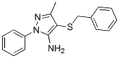 CAS#: 32585-83-4， 5-Methyl-2-Phenyl-4-(Phenylmethylsulfanyl)Pyrazol-3-Amine