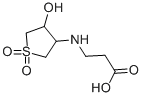 结构式 CAS# 325851-81-8, 3-(4-羟基-1,1-二氧代-四氢噻吩-3-基氨基)-丙酸