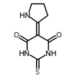 CAS 登录号：325853-77-8， 5-(2-吡咯烷基亚基)-2-硫代二氢-4,6(1H,5H)-嘧啶二酮