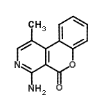 CAS#: 32644-30-7， 4-Amino-1-Methyl-5H-Chromeno[3,4-c]Pyridin-5-One