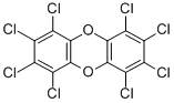 structure of CAS# 3268-87-9, 1,2,3,4,6,7,8,9-Octachlorodibenzo-p-Dioxin;Dibenzo[B,E][1,4]Dioxin, Octachloro-;Nci-C03678;Nsc37651